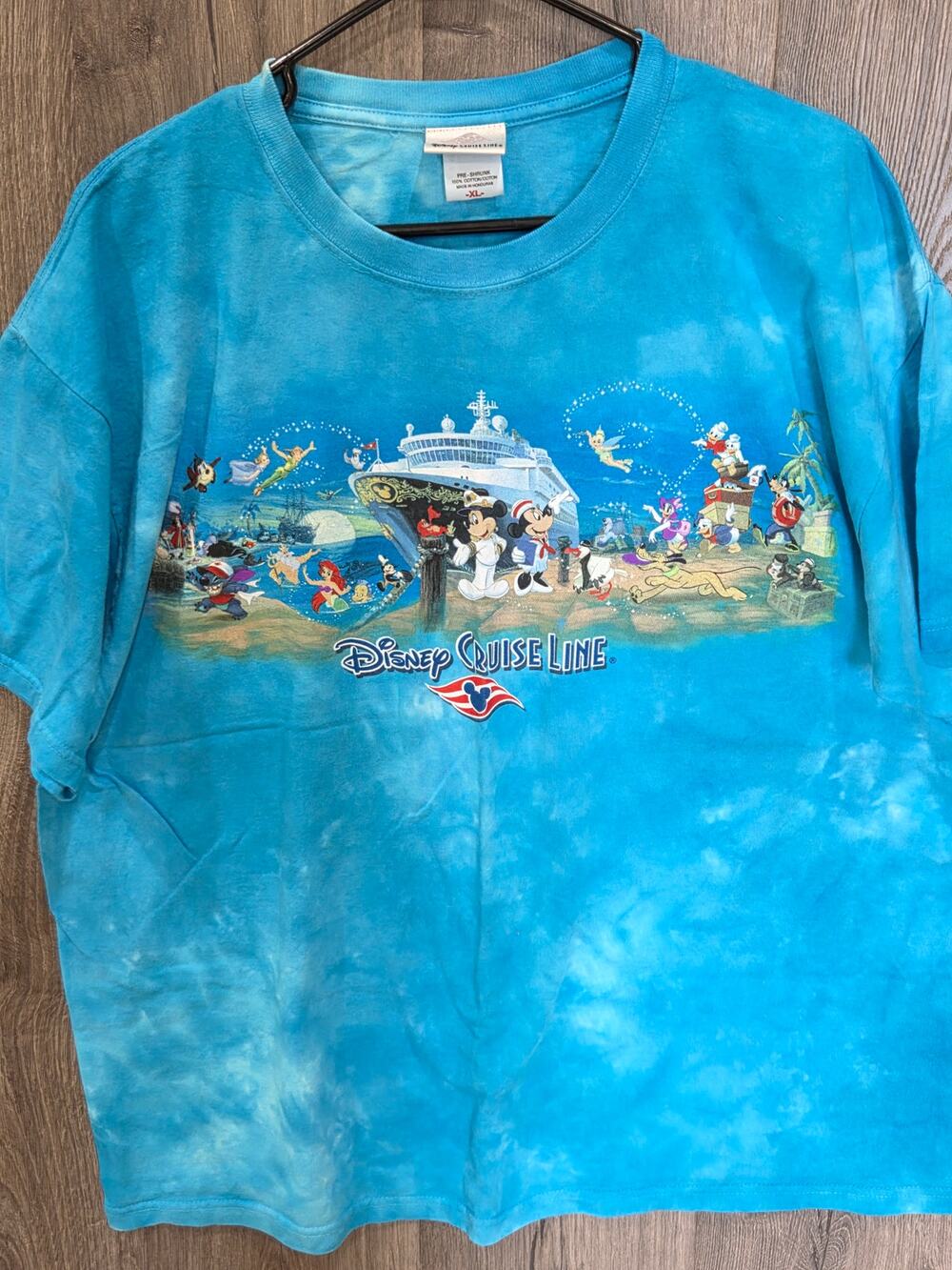 VINTAGE Disney Cruise Women's Graphic Single Stitch Short Sleeve T-Shirt Size XL